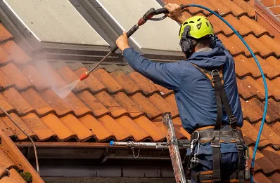 Démoussage et hydrofuge de toiture à Behonne